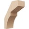 Ekena Millwork 5-inch W x 10-inch D x 14-inch H Monterey Rough Cedar Woodgrain TimberThane Knee Brace, Primed BRCUR05X10X14MONRCPR - alternate 1